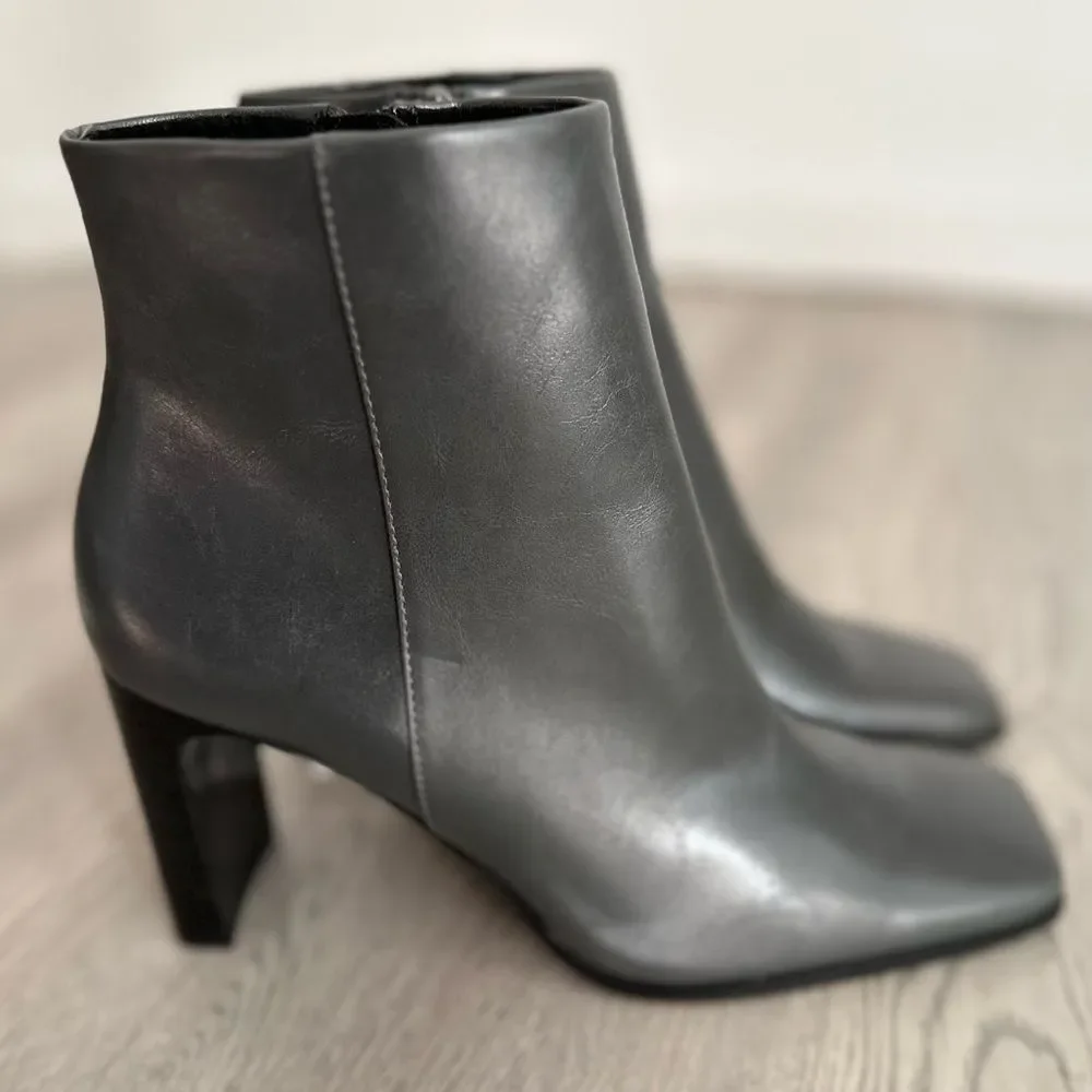 Mango Square Heel Boots New - Picture 9 of 9